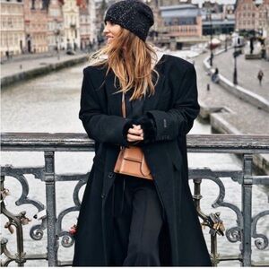 Zara Bloggers Favorite Steven Meisel Black Coat